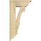 Ekena Millwork Balboa Traditional Rough Sawn Bracket w/ Offset Brace, Douglas Fir, 6"W x 14"D x 26"H BKT0604X14X26BOA01RDF - alternate 2